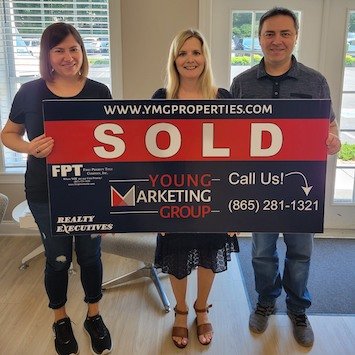 Image of Young Marketing Group client after they sold their home